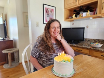 Allyson's Story and cake