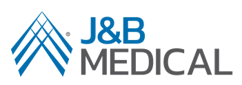 Blue and Gray Medical Logo for J & B