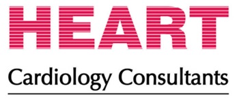 Red and Black Heart Cardiology Consultants Logo