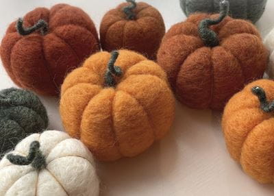Needle Felting: Making Pumpkins