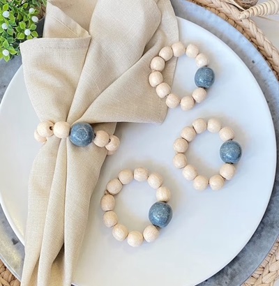 Beaded Napkin Rings