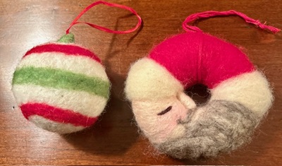 Felting an Ornament or Animal