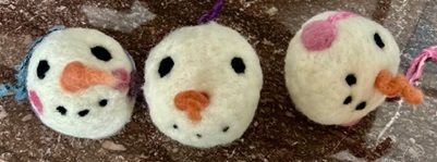 Felting an Ornament or Animal