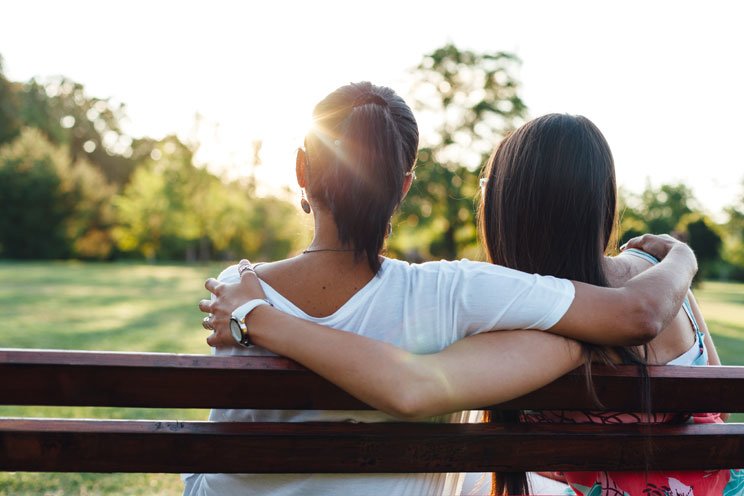 parent with teen child