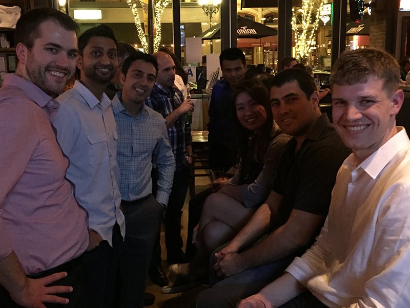 Fellows gathering during annual meeting