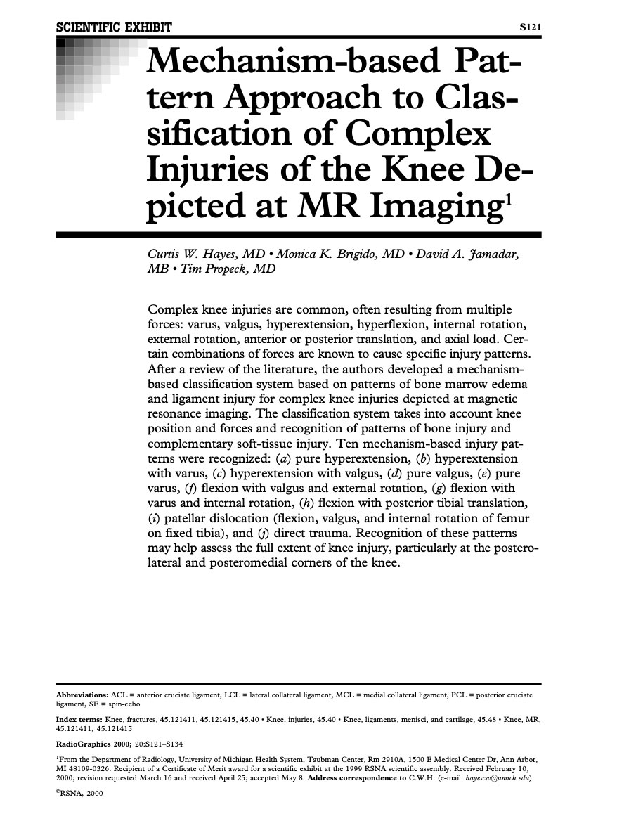 Conferences & Journal Club Musculoskeletal Radiology Henry Ford
