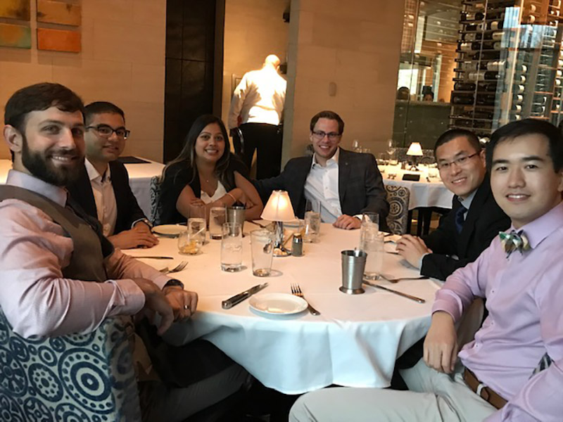 Residents at Graduation Dinner