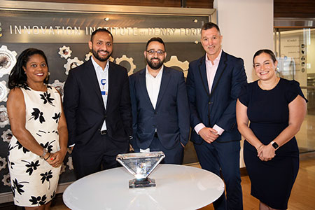 winning team portrait