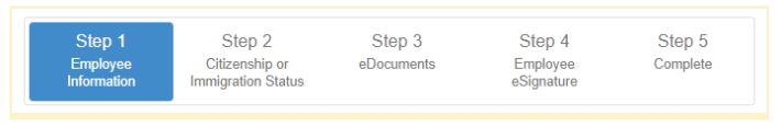 Form I-9 Compliance Screen