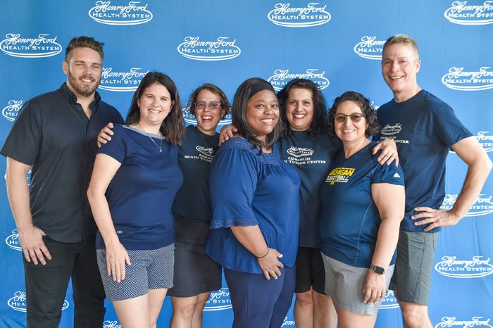 Our HBTC Patient Appreciation Luncheon. Held annually on the same weekend as our 5K Fundraiser, this event is attended by many of our patients and caregivers.  Pictured:  Dr. James Snyder, Lisa Scarpace, Dr. Erika Horta, Nestelynn Gay, Francine Weidendorf, Josie Jackson and Dr. Tobias Walbert  September 21, 2019
