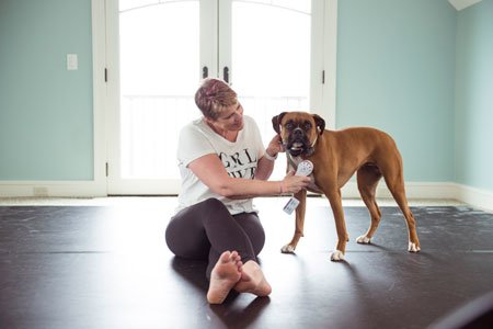 Jessica and her dog