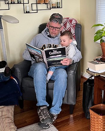 Tony with Grandson