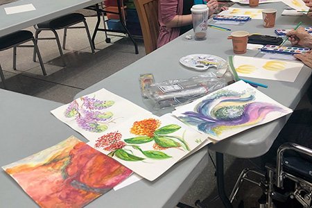 art therapy paintings