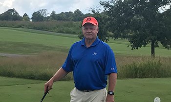cto pci patient larry dittbenner playing golf