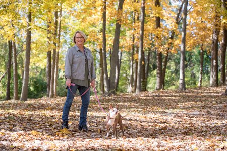 joint replacement patient kimberly in the woods