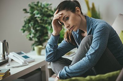 sad looking girl
