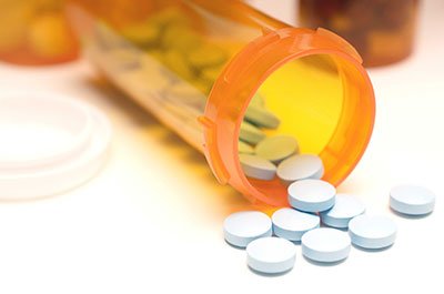 open pill bottle