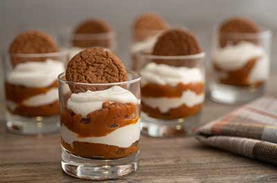 pumpkin gingersnap parfait recipe