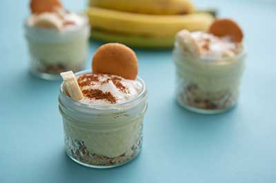 Mini Banana Pudding Cups