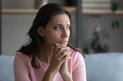 worried woman