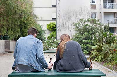 teen drinking
