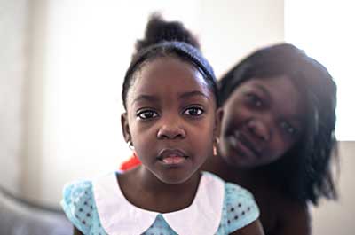 mother and daughter