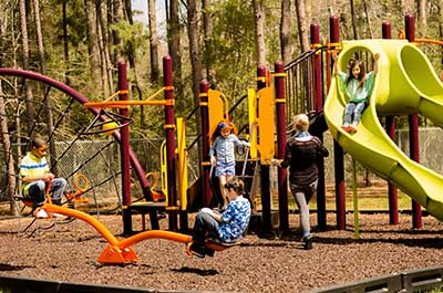 kids on playground