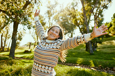 happy healthy people