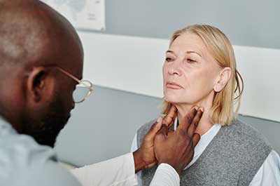 woman at doctors appointment
