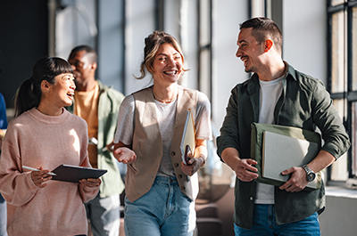 young adults talking