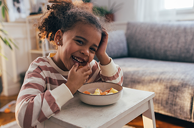 child eating