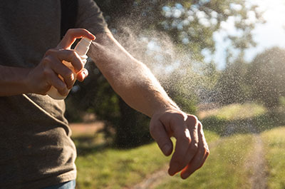 repelling mosquitoes