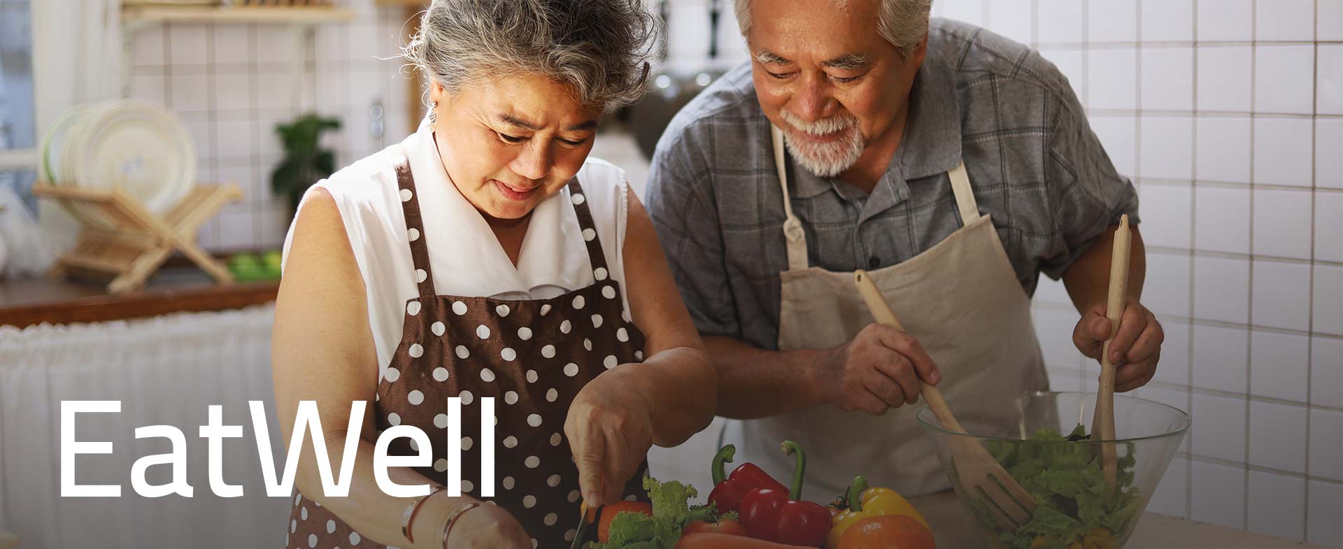 Woman cutting veggies