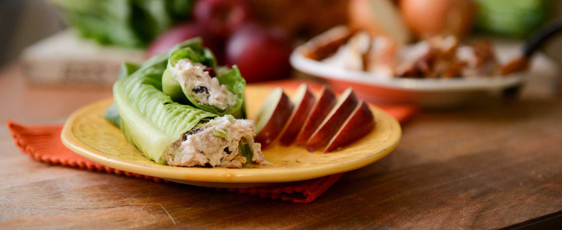 turkey salad wraps