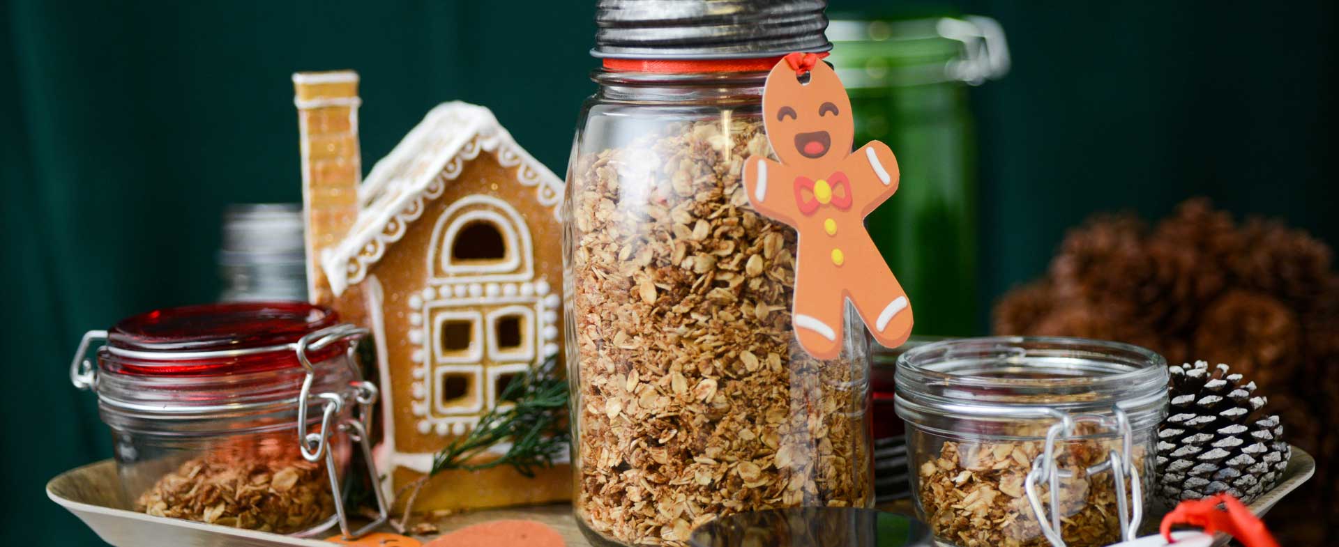 gluten free gingerbread granola