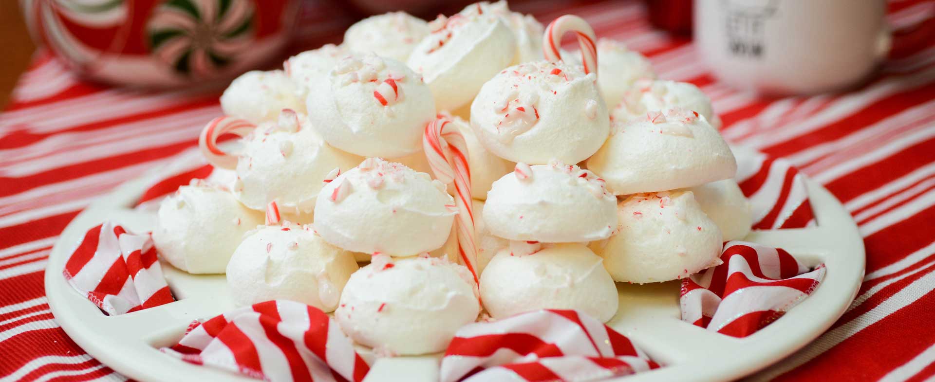 peppermint meringue