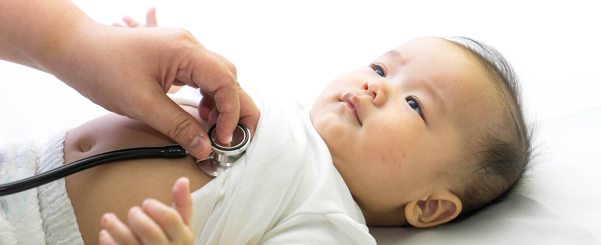 baby at doctors