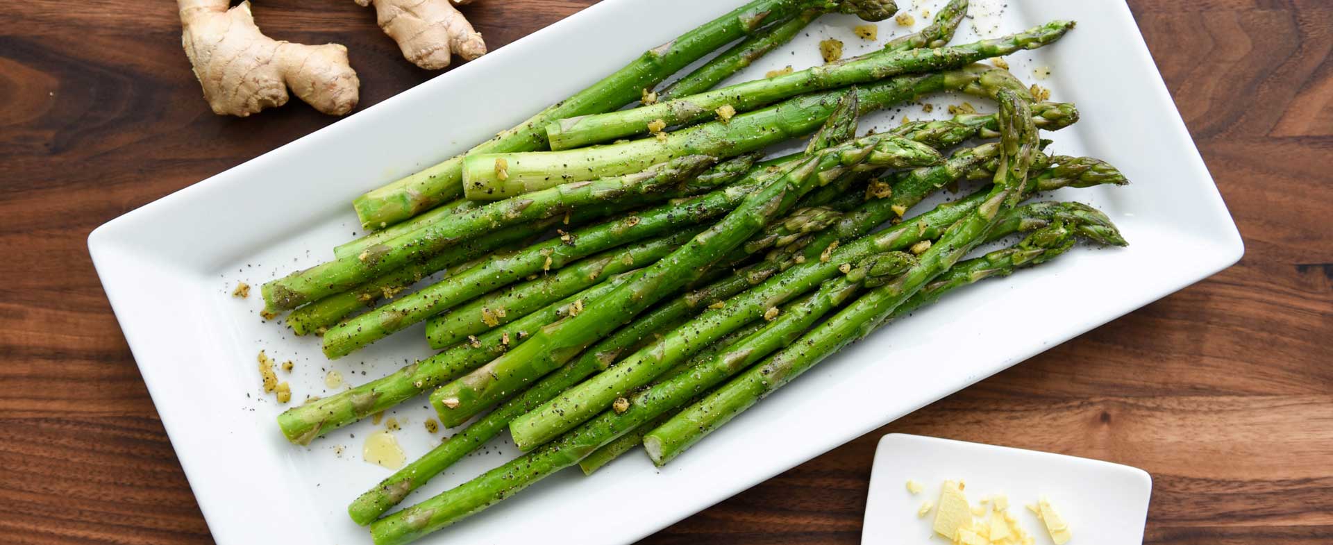 asparagus with ginger 1