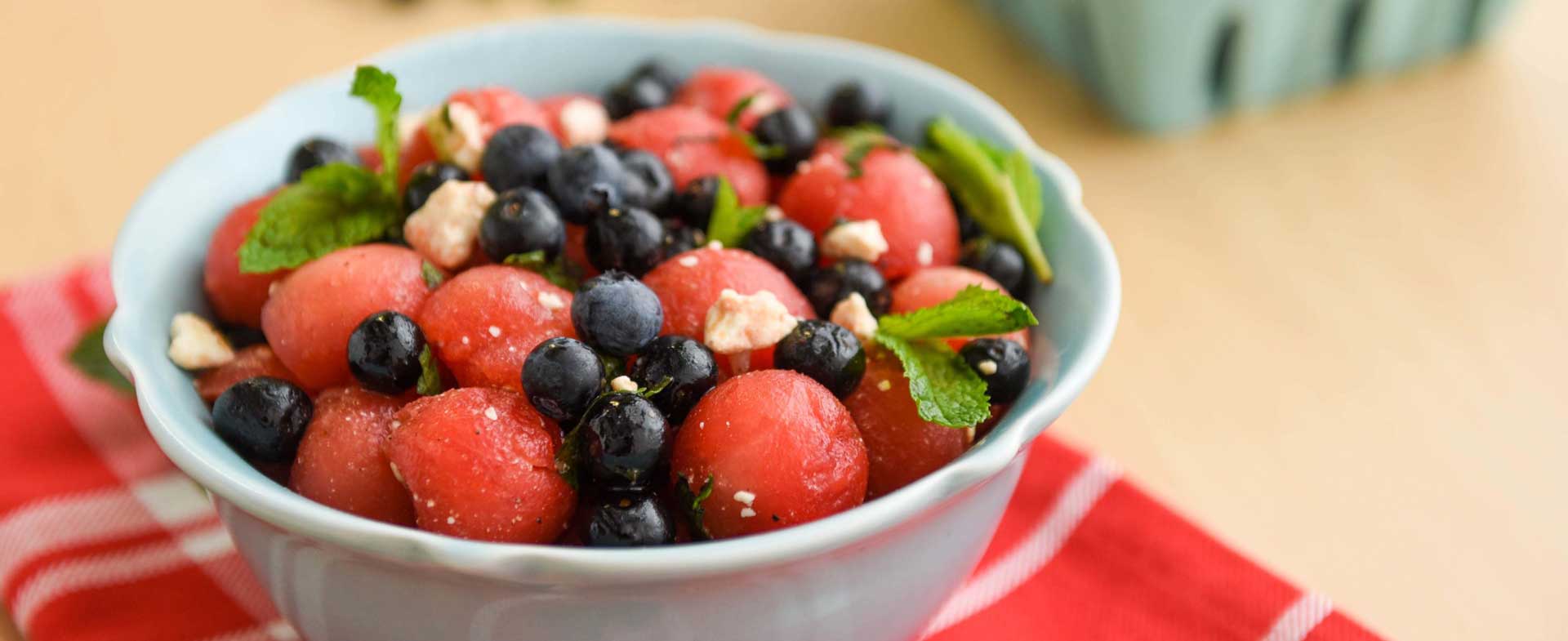blueberry watermelon salad with feta and mint e1498757939555