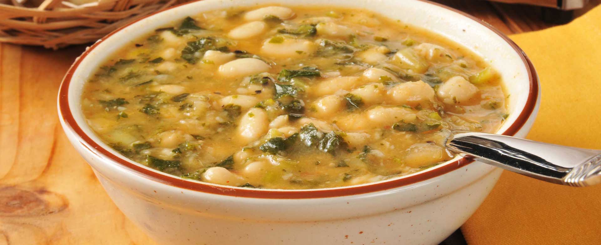 white bean and kale soup