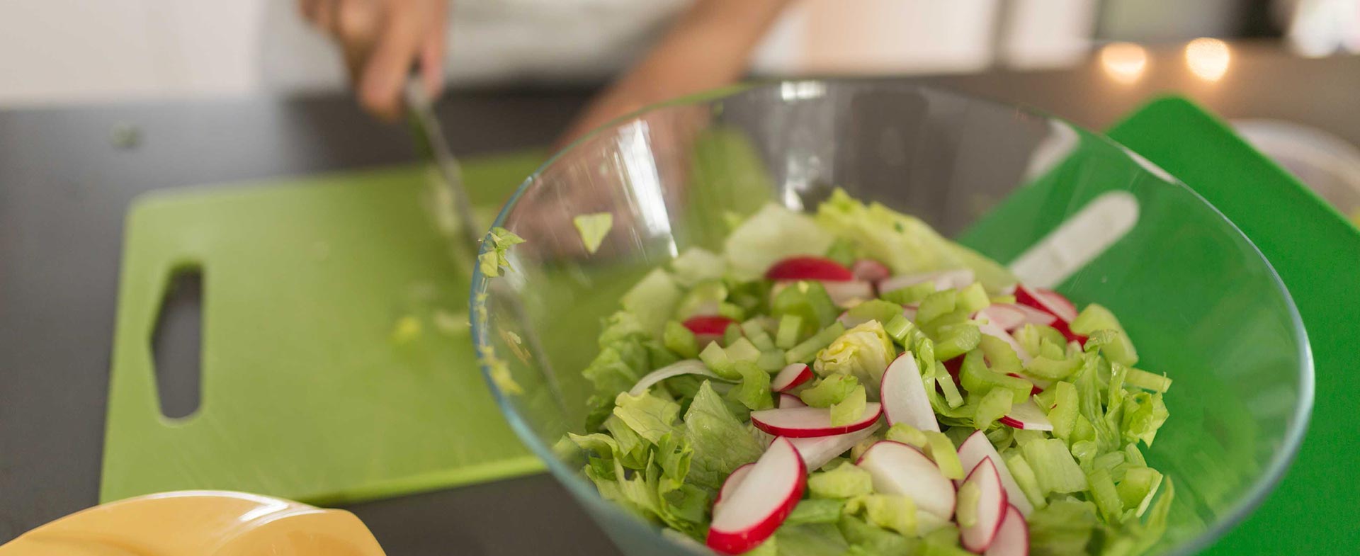 food safety salad chopping