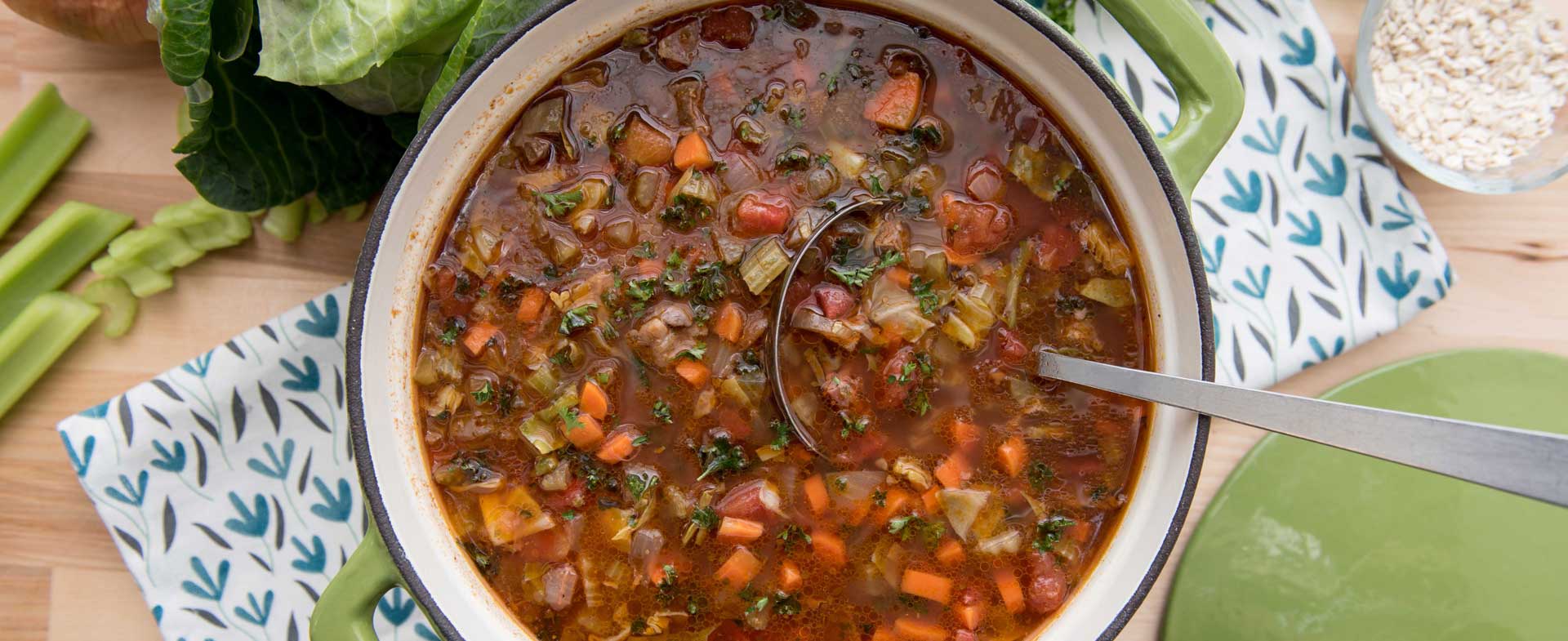 Vegetable Beef Barley Soup