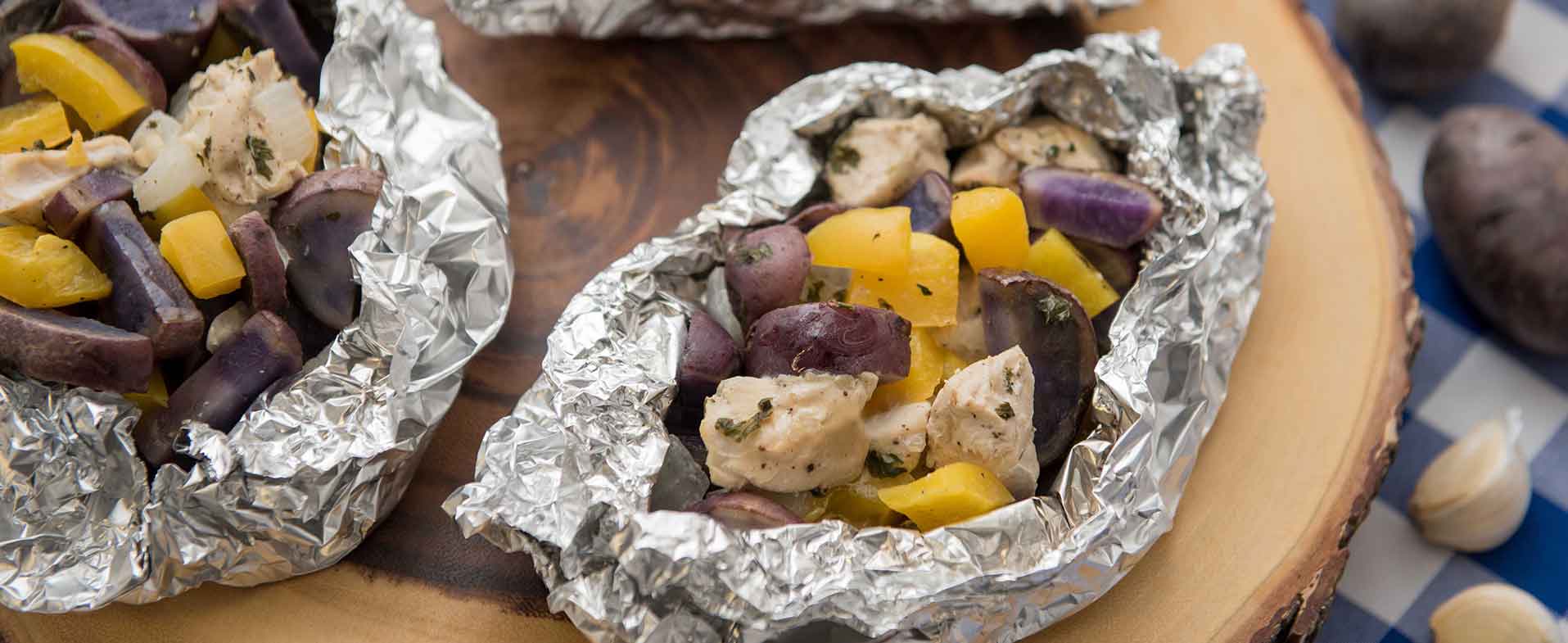 cilantro chicken foil packets