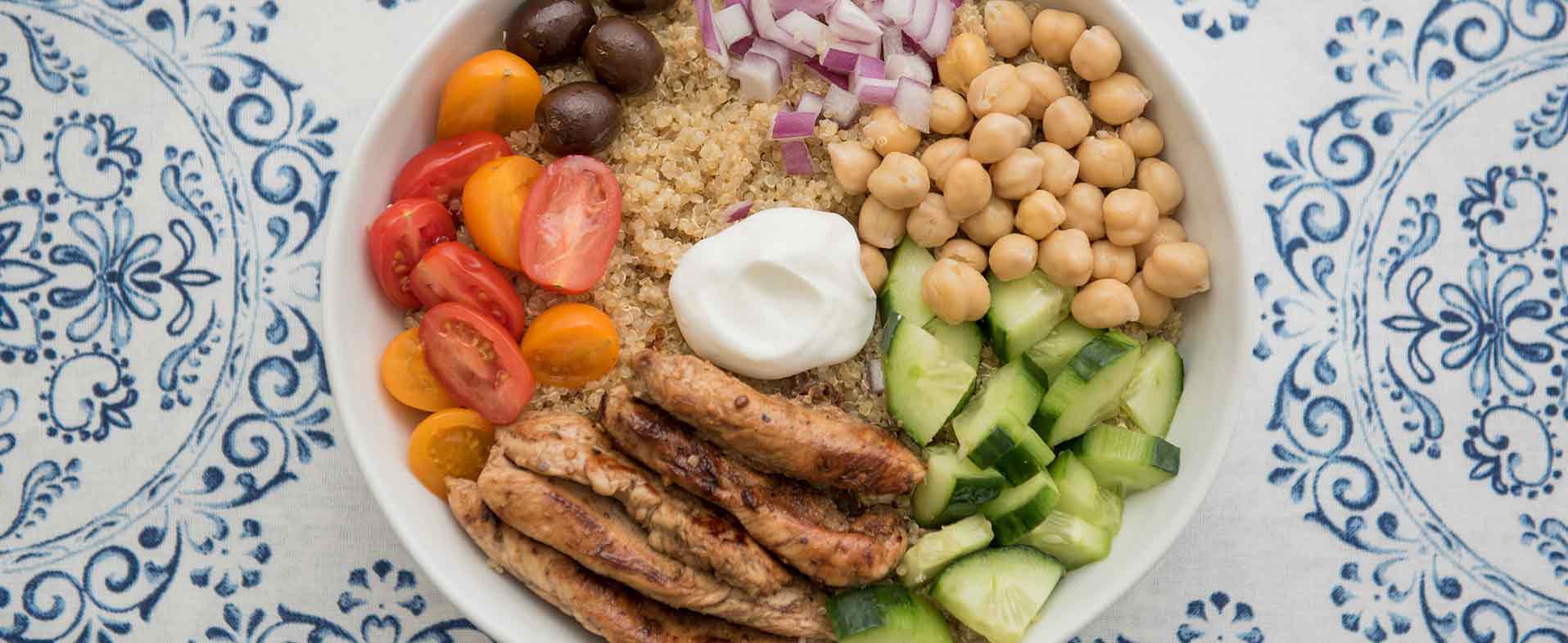 VIDEO: Greek Chicken Grain Bowl Recipe | Henry Ford Health - Detroit, MI
