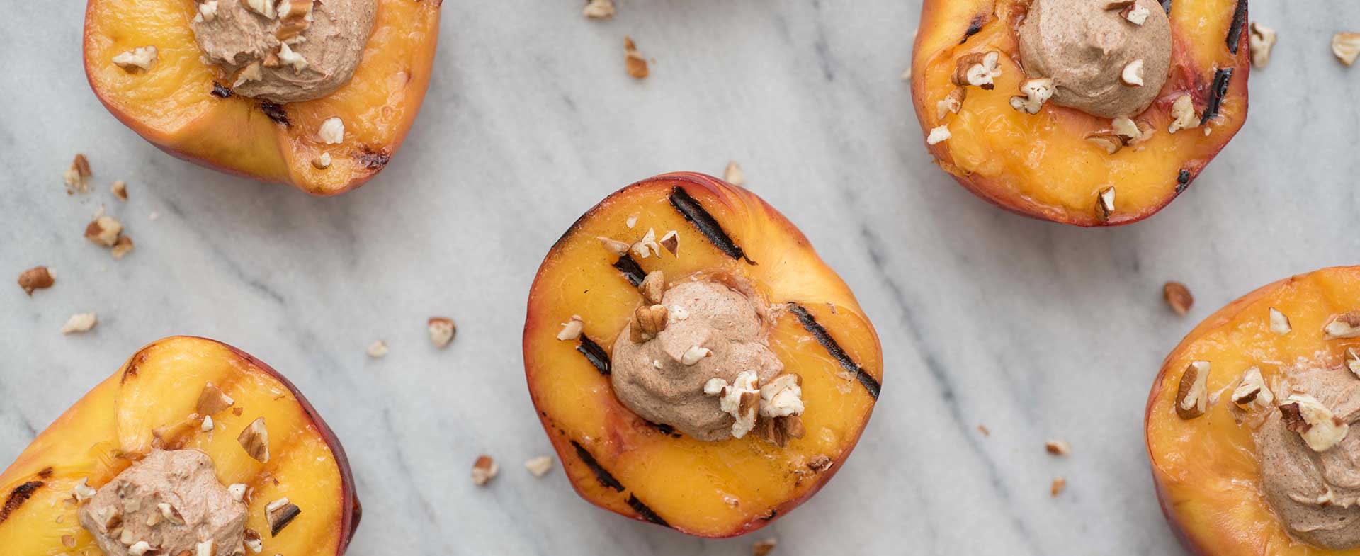 grilled peaches recipe video