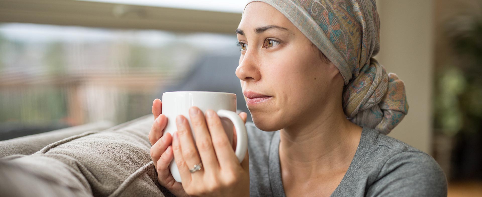 woman drinking tea