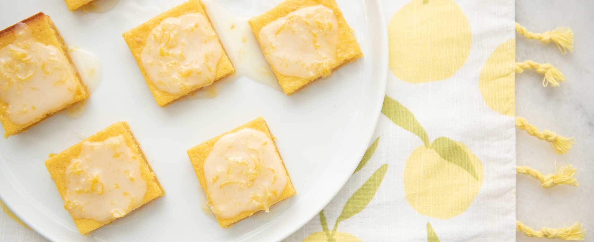 lemon brownie bites