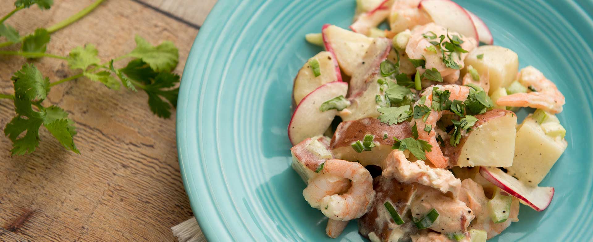 salmon and shrimp potato salad recipe