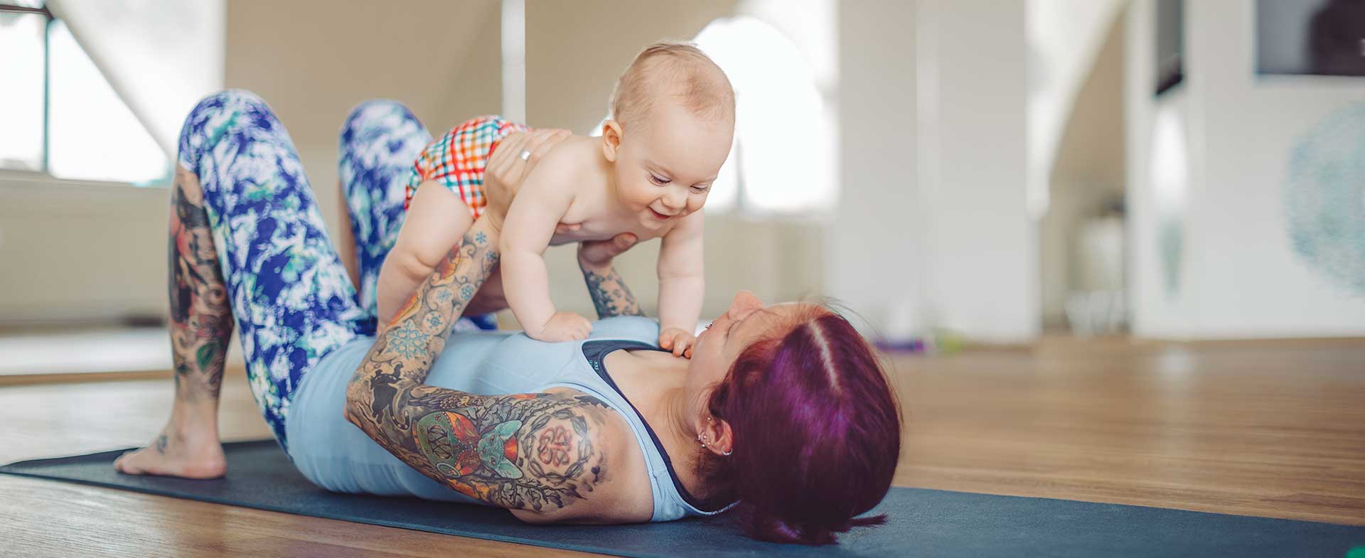 Easing into exercise after having a baby