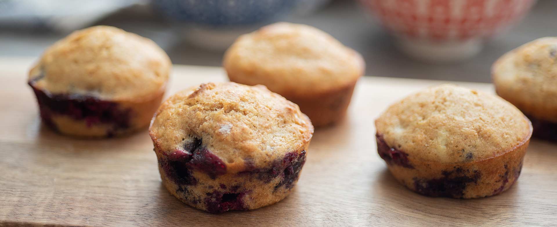 blueberry pancake muffins